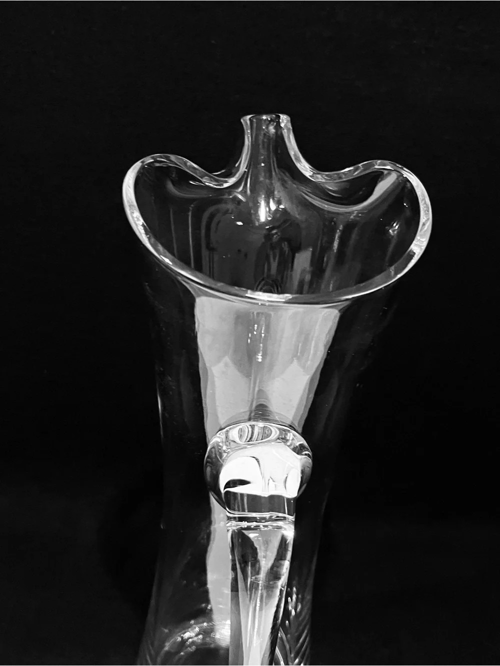 Vintage Rare Find MCM Glass Martini Pitcher 11”